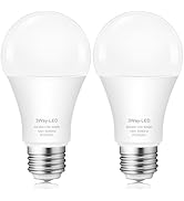 Zorykn 3 Way Light Bulbs 30 70 100 Warm White, A19 3000K, 4/8/12W Energy Saving 400 800 1200 Lume...