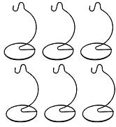 Artliving (6 Pack) 6 inch Small Ornament Display Stand, Iron Hanging Stand Rack Holder for Hangin...