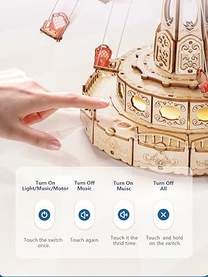 ROKR 3d wooden puzzle diy music box 02