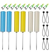 6pack Fishing Rod Holders Ground Support Fishing Pole Holder for Bank, Beach, Lake Spikes Stand w...