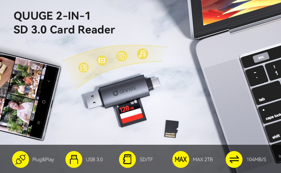 QUUGE SD card reader