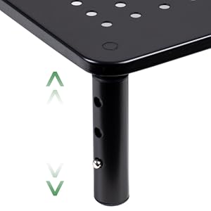 adjustable monitor stand riser
