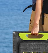 GrnOas.E 100W Foldable Solar Panel kit with Controller,Portable Solar Charger for Portable Power ..