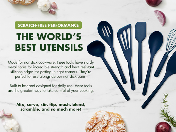 GreenPan, Ceramic Nonstick, PFAS-Free, Non-Toxic, Utensils, Accessories
