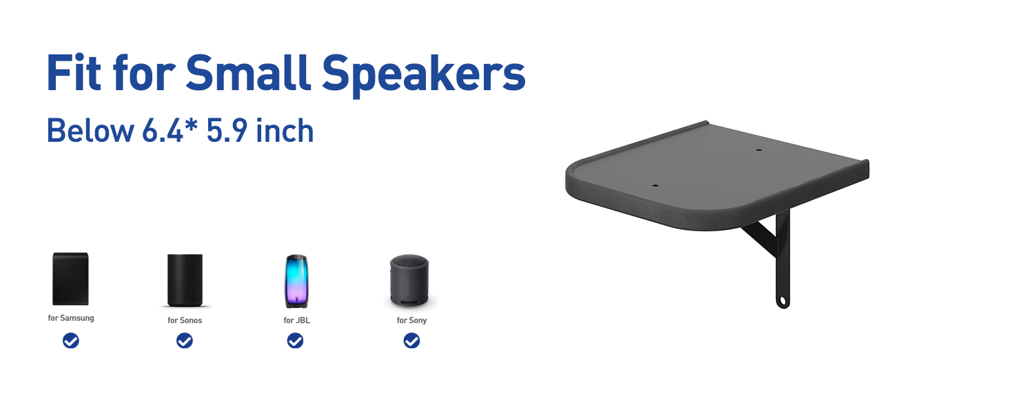 AREAJD Universal Rear Speaker Wall Mount
