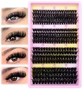Fluffy Lash Clusters Volume Cluster Eyelash Extension Fluffy Individual Lashes 100D 120D 150D 200...