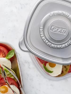 Glad, Gladware, Containers, Food Storage, Airtight, Seal, BPA Free, Lunch, Dishwasher safe