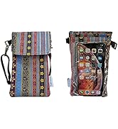 Tainada Crossbody Travel Phone Bag for Women, Small Shoulder Smartphone Touchscreen Wallet Purse ...
