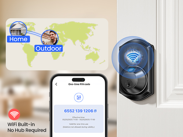 smart fingerprint door lock