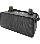 Karaoke Machine, Portable Bluetooth Speaker with 2 Wireless Microphones, Karaoke Microphone for A...