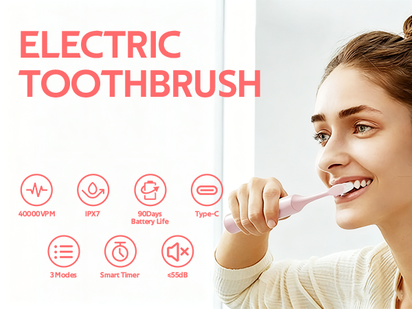 MINI Slim Sonic Electric Toothbrush