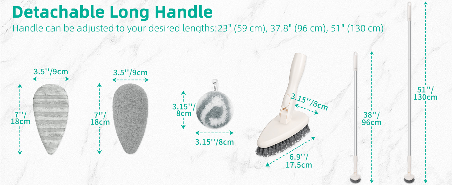 detachable long handle