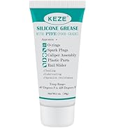 KEZE Waterproof Silicone Lubricant Grease with PTFE for Spark Plugs Sealant Faucet O Rings 1 oz 1...
