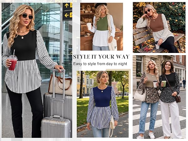 business casual tops for women