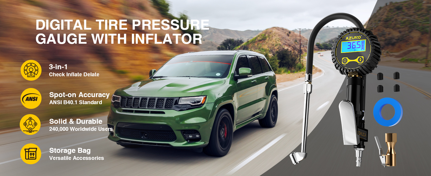 digital tire pressure gauge