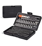GreaTalent 133in1 Mini Ratchet Wrench Screwdriver Bit Set with 1/4" Hex Shank Phillips/Pozidriv/H...
