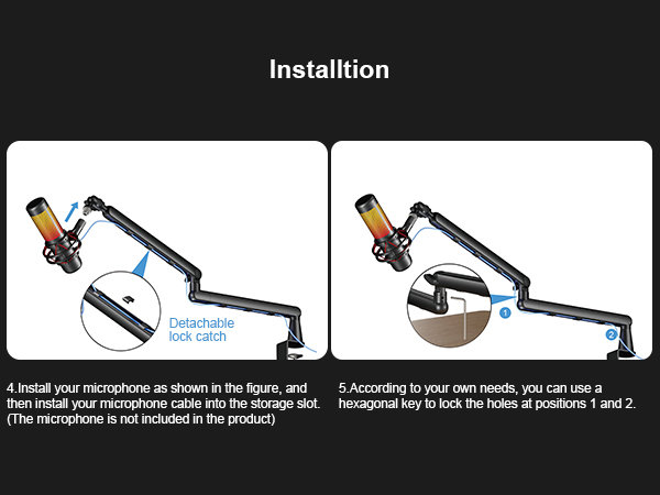 hyperx quadcast boom arm
