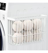 Moryimi Magnetic Dryer Ball Holder for Laundry Room Organization and Storage, Magnetic Lint Bin f...
