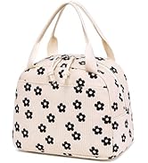 Bluboon Lunch Bag for Women Men Cute Corduroy Lunch Tote Bags Reusable Insulated Lunch Box Large ...