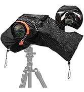K&amp;F CONCEPT Professional Camera Rain Cover, Waterproof Raincoat for DSLR Cameras and Lenses, Phot...