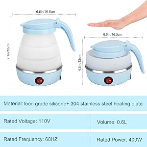 collapsible tea kettle electric