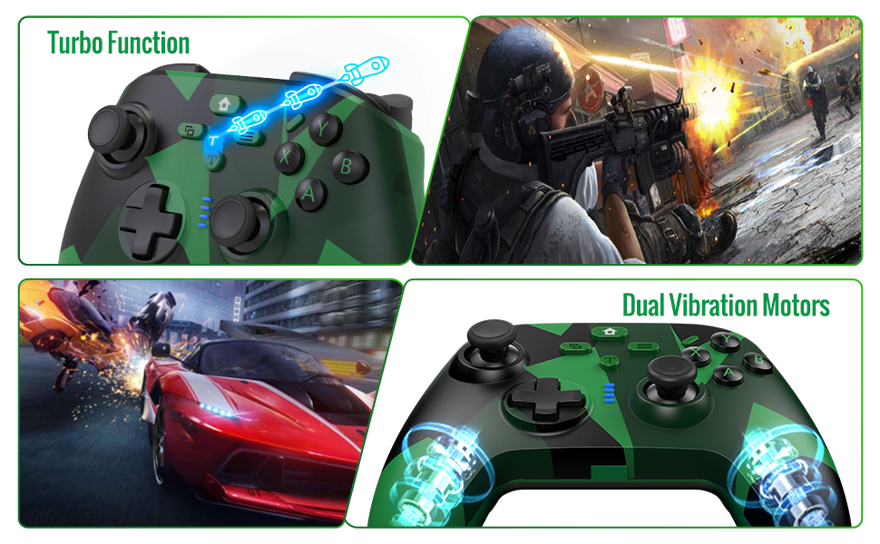 for xbox wireless controller turbo dual vibration