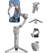 Gimbal Stabilizer for Smartphones, 3-Axis Phone Gimbal, Intelligent Gimbals with Face/Object Trac...
