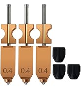 RugooSpink 3PK 0.4MM Upgrade Hotend for AD5X Assembled Extruder Hotend Kit All Metal Quick Detach...