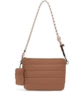 ACUARIO Crossbody Bags for Women - Puffy Tote Bag Purse for Work, Travel, Shoulder Handbag with S...