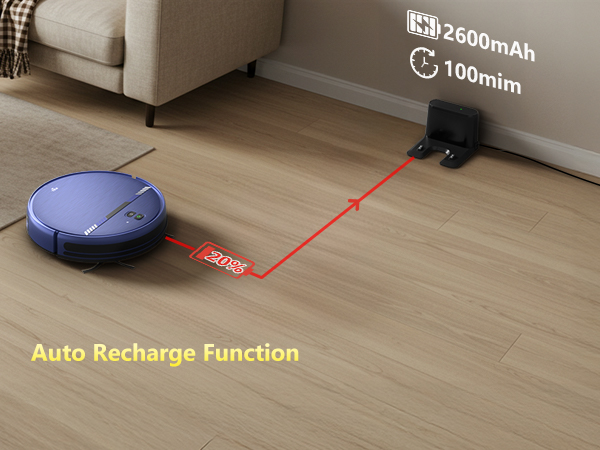 (y)robot vacuum Auto Recharge-Phone