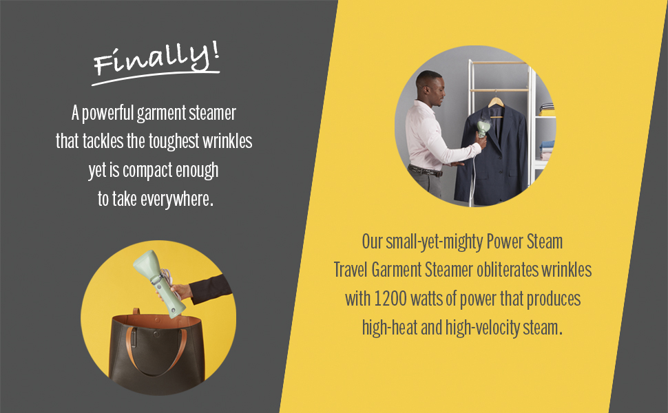 Conair ExtremeSteam 1200 Watt Garment Steamer ~ Perfect for Home, Office and Travel