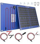 OYMSAE 30W 12V Solar Panel Battery Charger Portable Waterproof Power Trickle Battery Charger &amp; Ma...