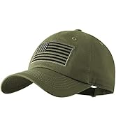 IIN American Flag Baseball Cap for Men Women Low Profile USA Army Tactical Operator Military Plai...
