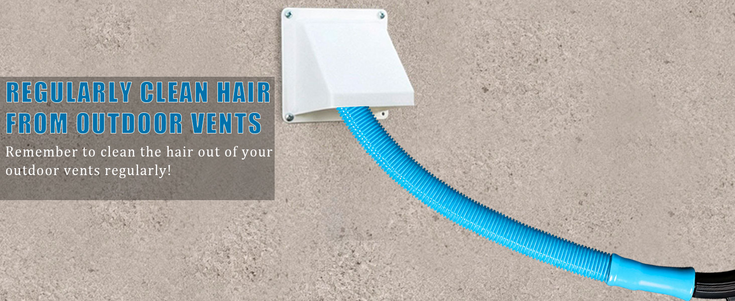 Dryer Vent Cleaner Kit With Dryer Vacuum Hose Attachment