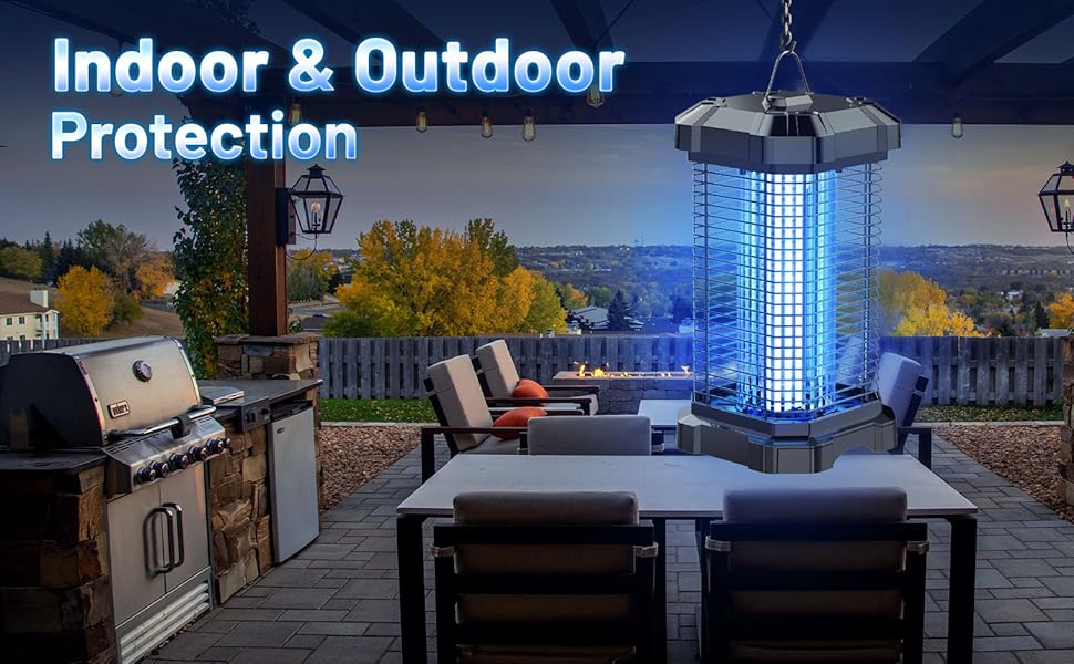 Fly zapper indoor and outdoor