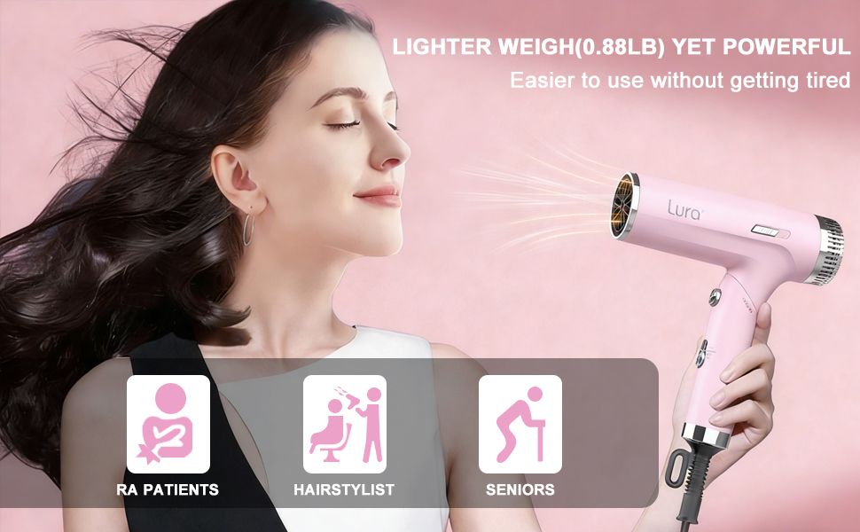 light weight hair dryer