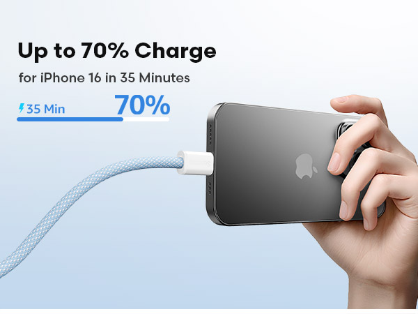 Up to 70% Charge for iPhone 16 in 35 Minutes 2