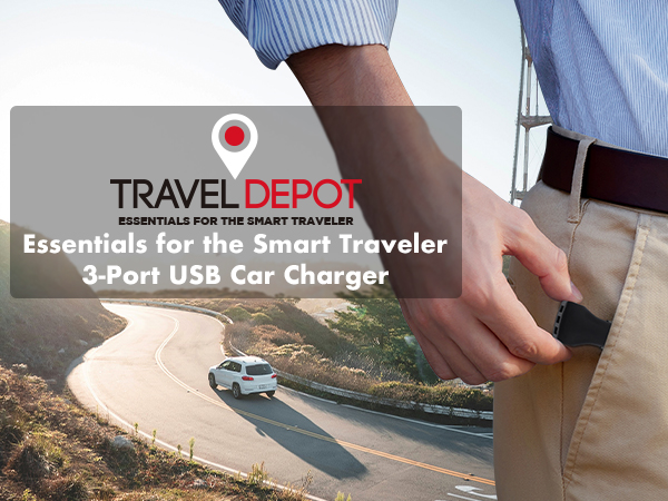 Essential for the Smart Traveler 3-Port USB Car Charger