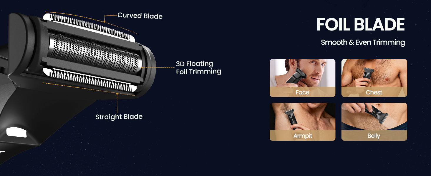 manscape manscaper electric mens groin body ball pubic hair trimmer shaver razor grooming kit men