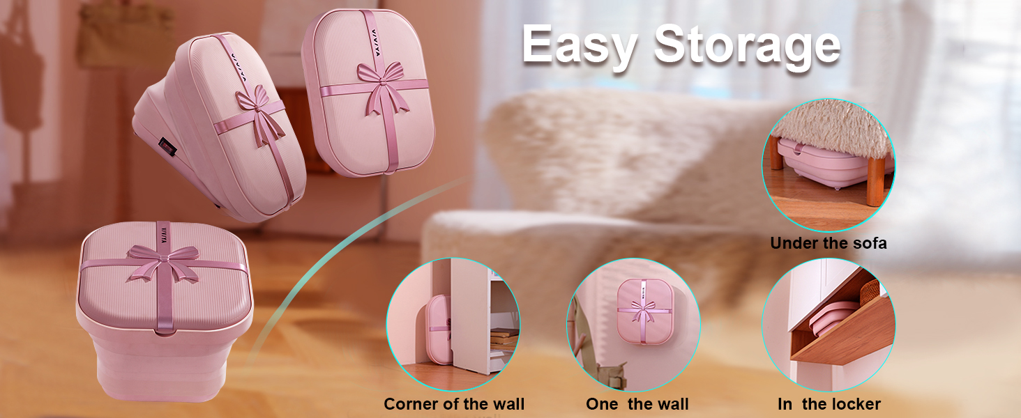 foot massager spa with heat and massage collapsible foot bath kids woman pedicure bath pedicure tub