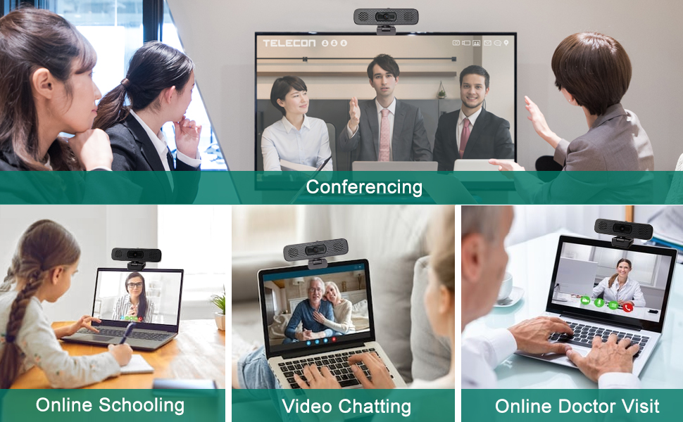 computer camera microphone speakers