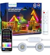 ANGELHALO Permanent Outdoor Lights Pro, 50ft with 36 LEDs for Daily and Accent Lighting, Multiple...