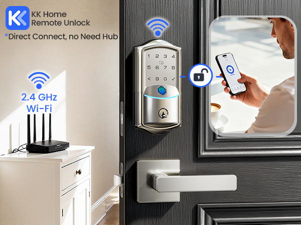 Built-In Wi-Fi App Remote Unlock