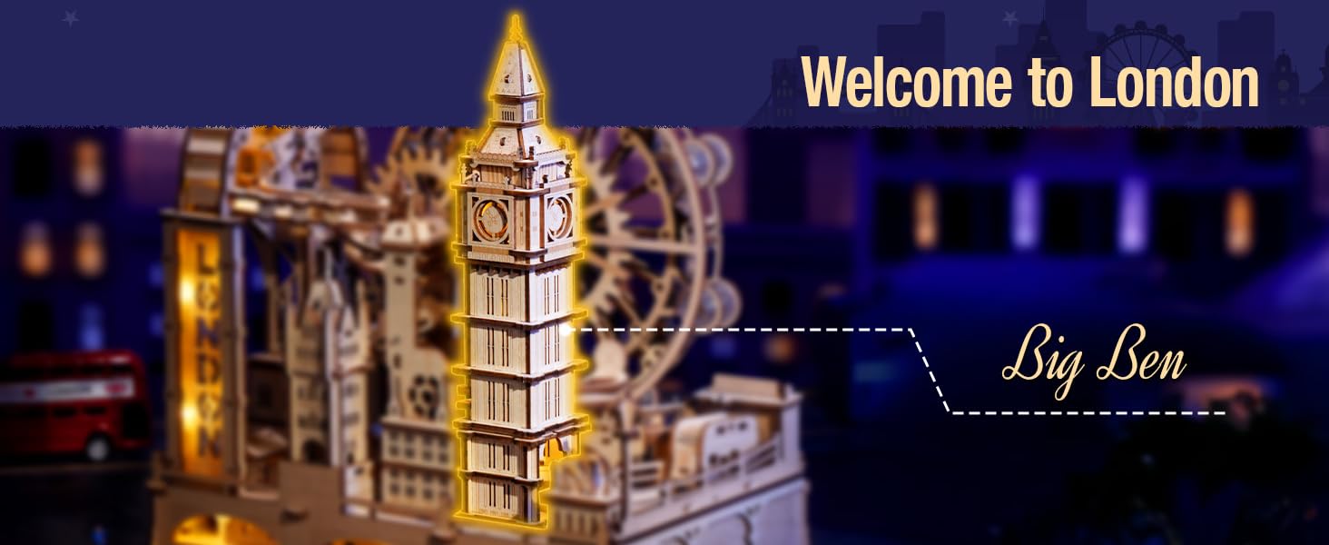 ROKR 3D WOODEN PUZZLE