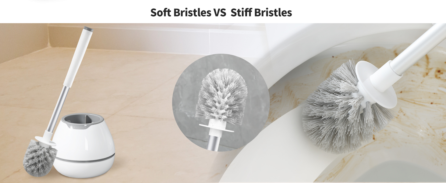 stiff toilet brush