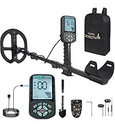 Rechargeable Metal Detector for Adults - 4000mAh High Capacity - 12 Inch Deep Depth Professional ...