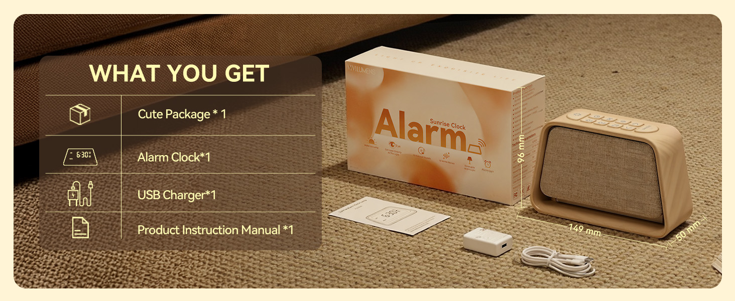 alarm clock package