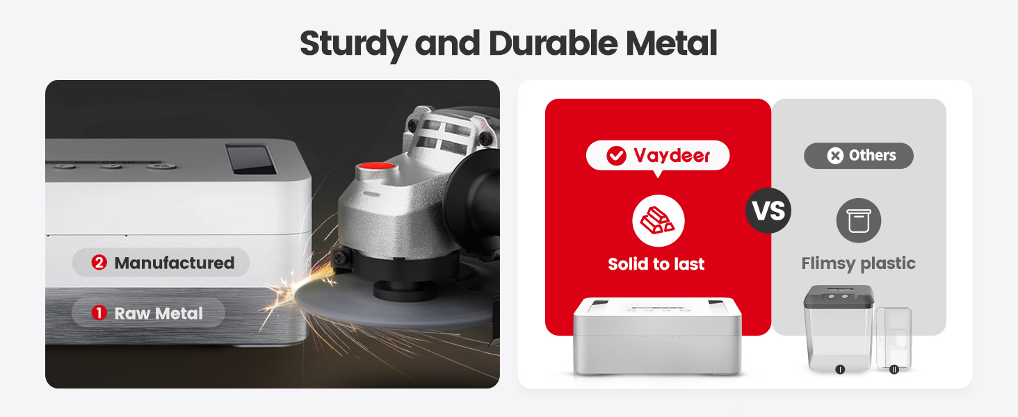 Sturdy and Durable Metal