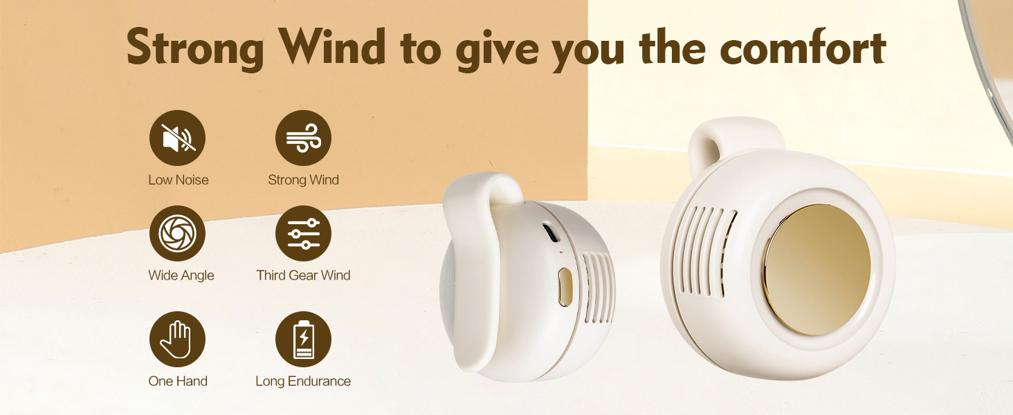 Portable Silent Mini Bladeless Electric Fan