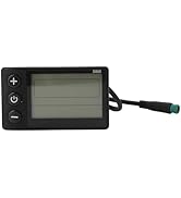 Electric LCD Display Meter, 48V E Display Meter Control Panel with Plug Conversion Kit for Electr...